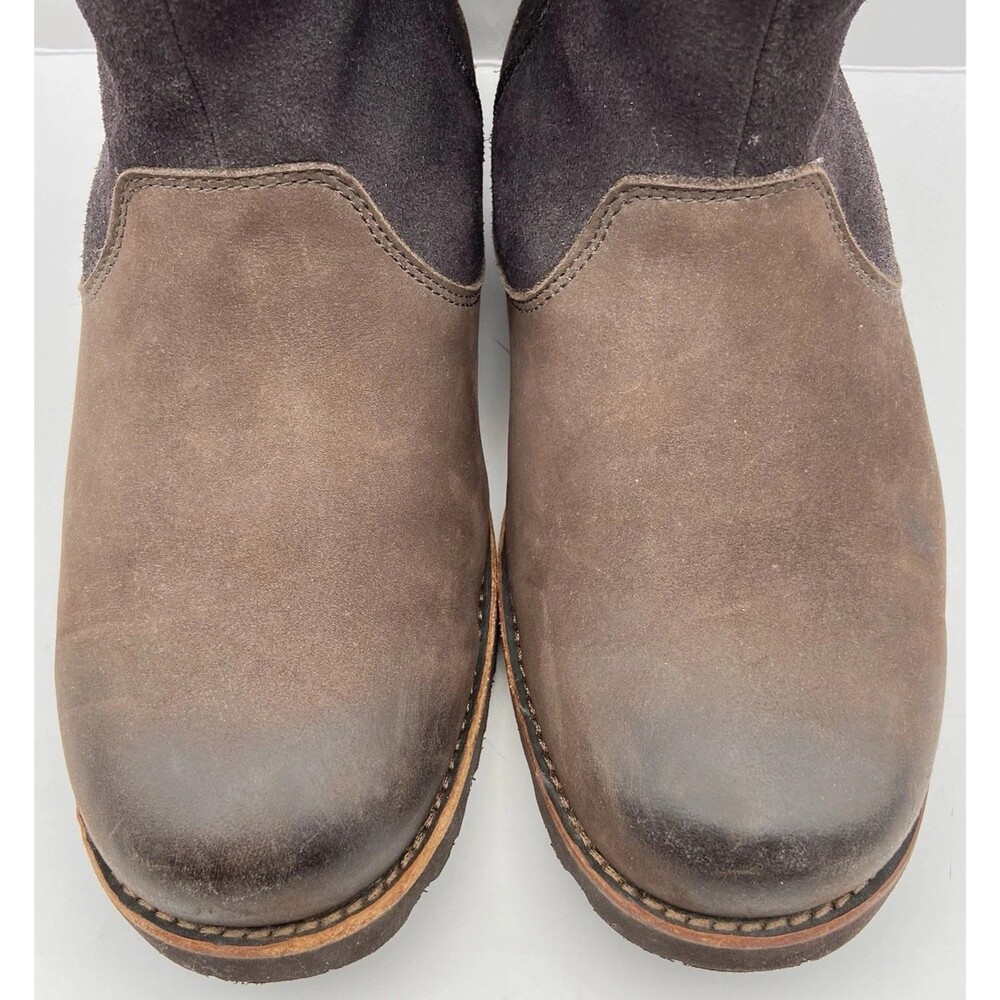 UGG Hendren TL Waterproof Boots Mens 8 Sheepskin Lined Ankle Brown - Picture 3 of 16